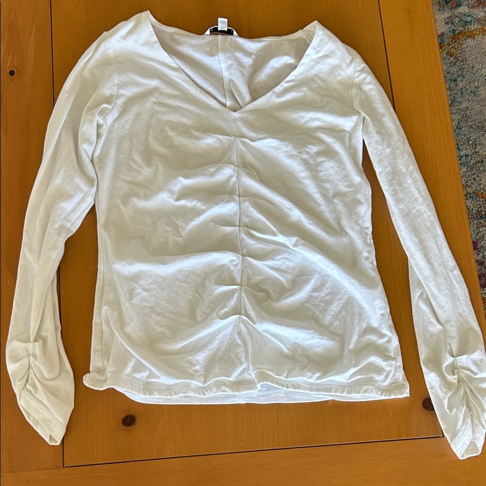 CAbi Cream Long Sleeve Top